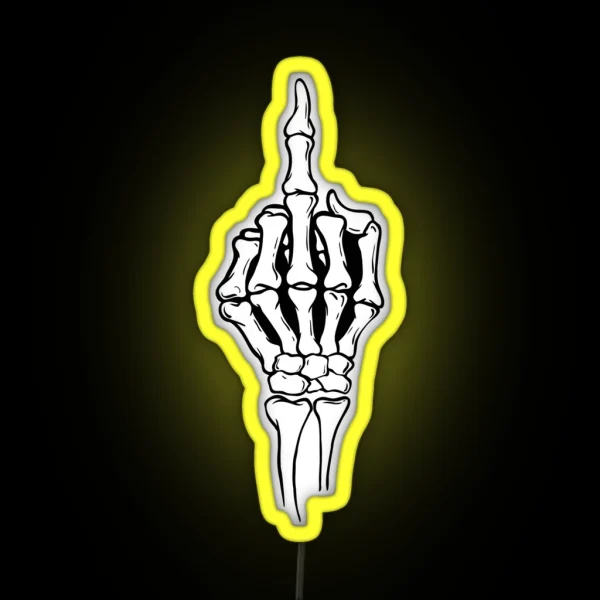 Middle Finger RGB Neon Sign