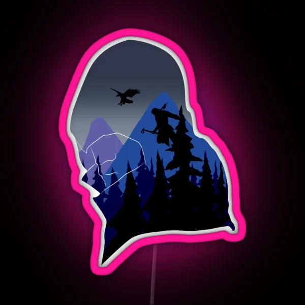 Midnight Over The Mohawk Valley 1776 RGB Neon Sign