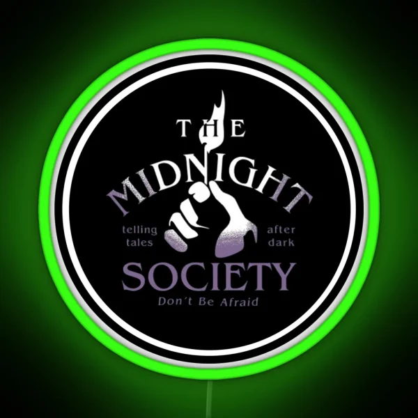 Midnight Societey Member 90 S Show Horror RGB Neon Sign