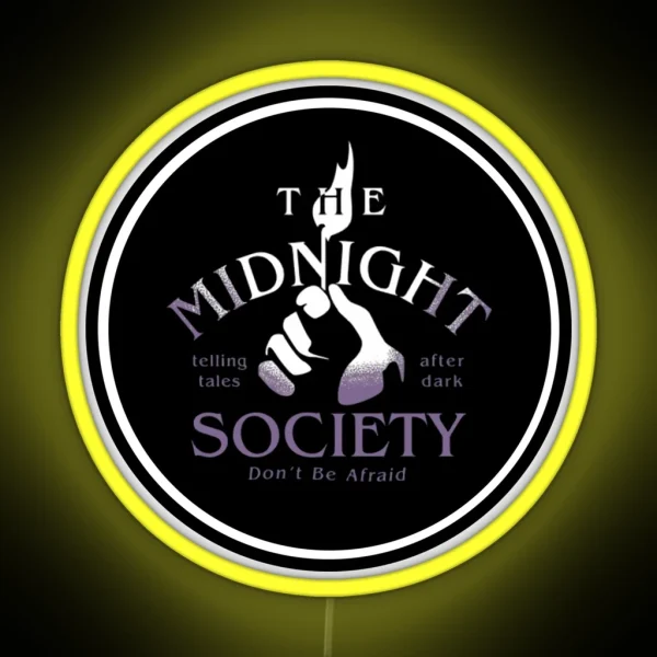 Midnight Societey Member 90 S Show Horror RGB Neon Sign