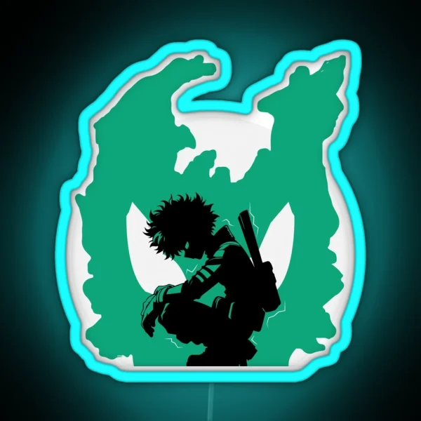 Midoriya One For All RGB Neon Sign