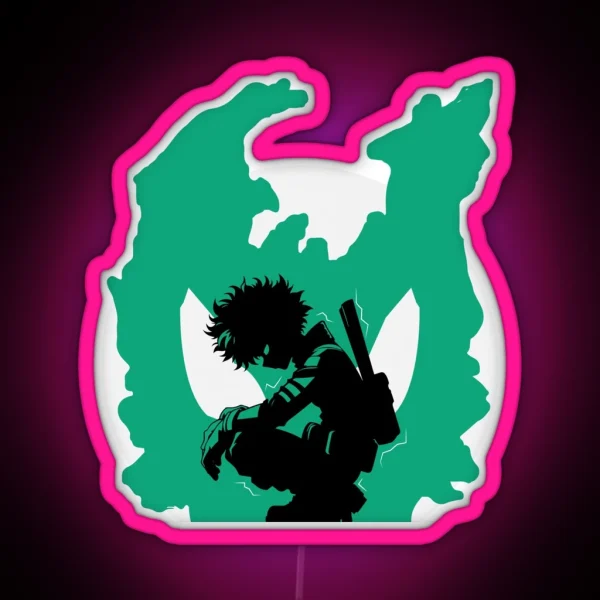 Midoriya One For All RGB Neon Sign