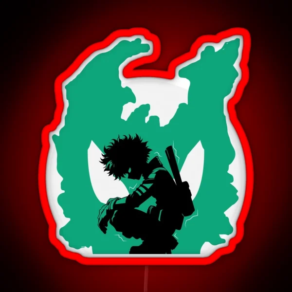Midoriya One For All RGB Neon Sign