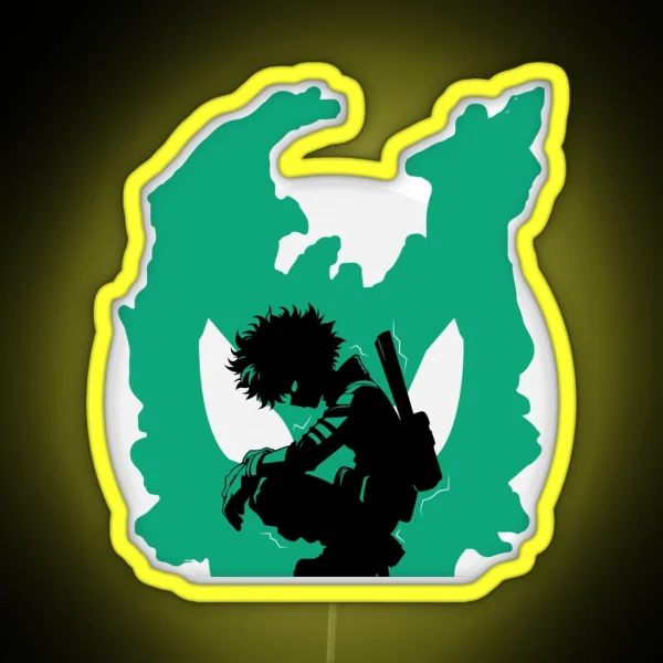 Midoriya One For All RGB Neon Sign