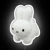 Miffy Plushie RGB Neon Sign White