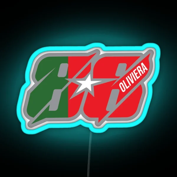 Miguel Oliveira 88 Motorbike Motorcycle RGB Neon Sign