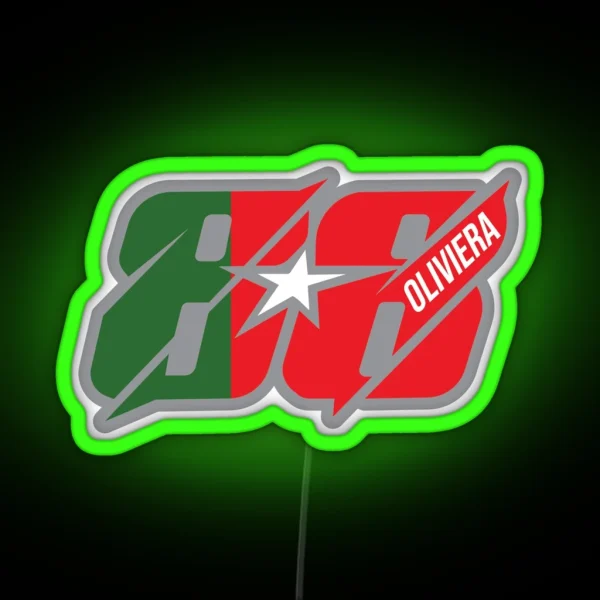 Miguel Oliveira 88 Motorbike Motorcycle RGB Neon Sign