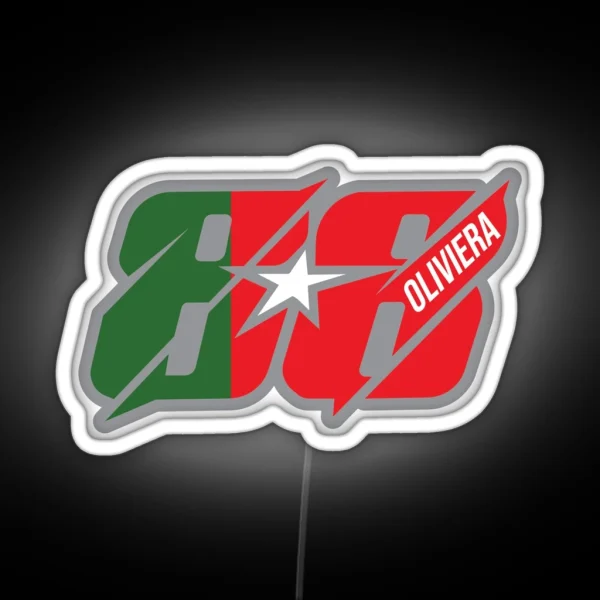 Miguel Oliveira 88 Motorbike Motorcycle RGB Neon Sign