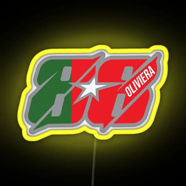 Miguel Oliveira 88 Motorbike Motorcycle RGB Neon Sign