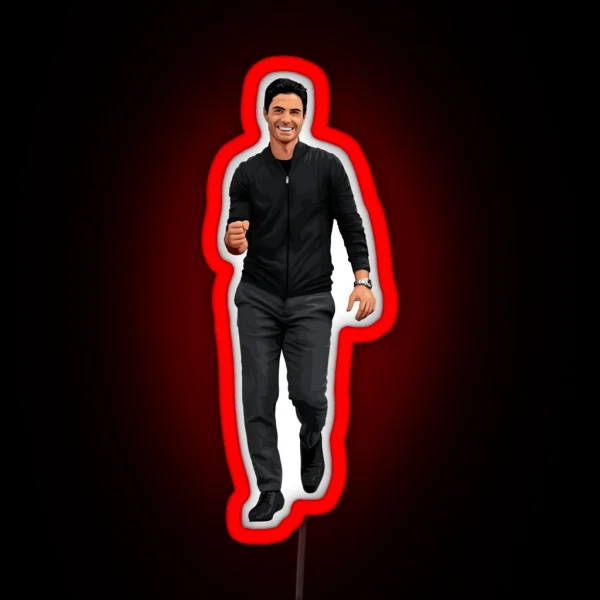 Mikel Arteta Arsenal RGB Neon Sign