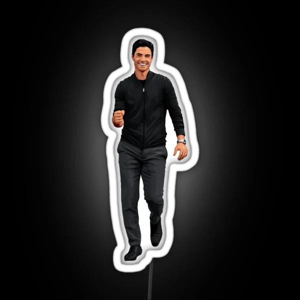 Mikel Arteta Arsenal RGB Neon Sign