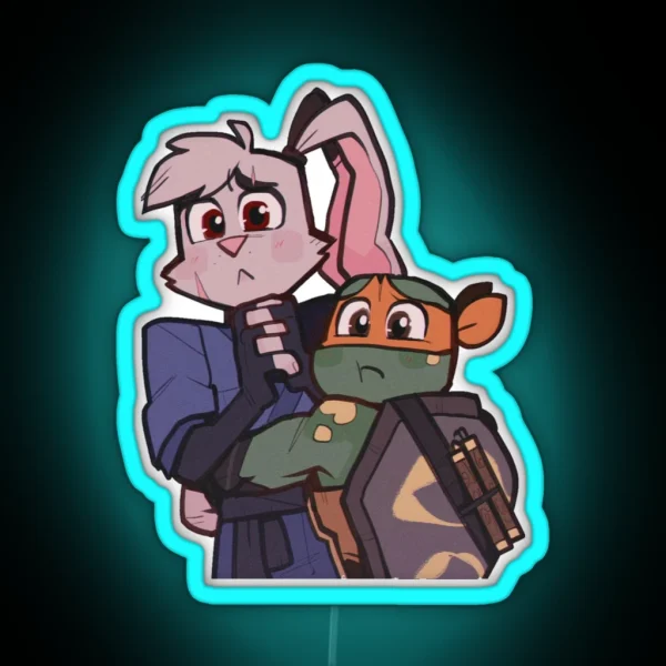 Mikey And Rise Usagi 2 RGB Neon Sign