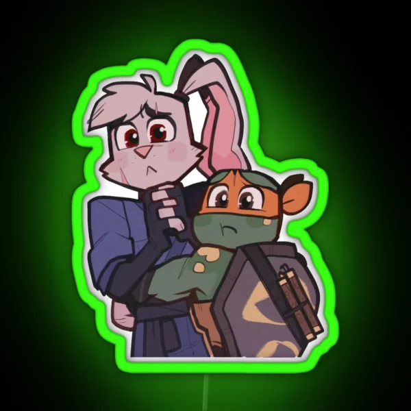 Mikey And Rise Usagi 2 RGB Neon Sign