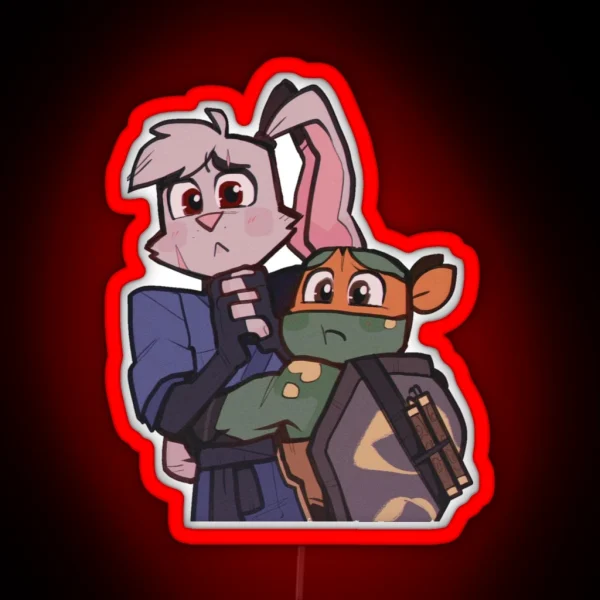 Mikey And Rise Usagi 2 RGB Neon Sign