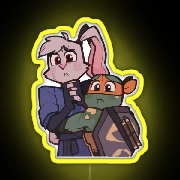 Mikey And Rise Usagi 2 RGB Neon Sign
