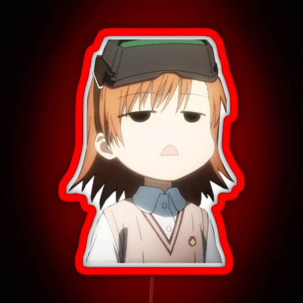 Mikoto Meme RGB Neon Sign
