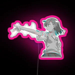 Mikoto Misaka 26 RGB Neon Sign