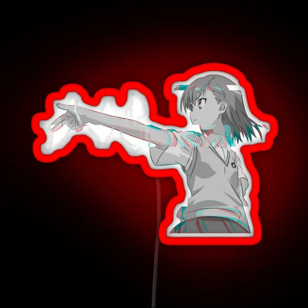 Mikoto Misaka 26 RGB Neon Sign