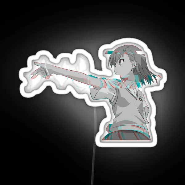 Mikoto Misaka 26 RGB Neon Sign