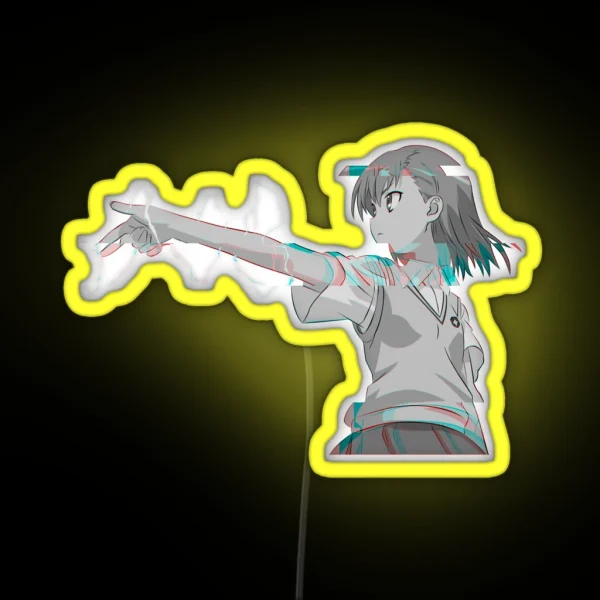 Mikoto Misaka 26 RGB Neon Sign