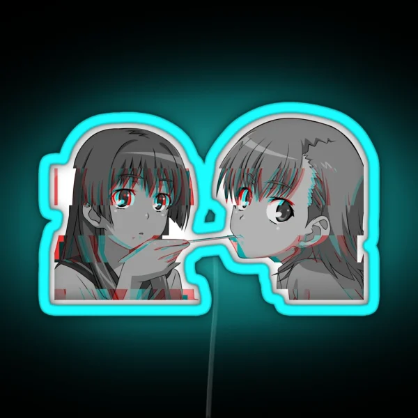 Mikoto Misaka 36 RGB Neon Sign