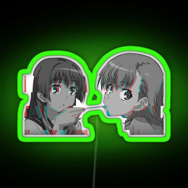 Mikoto Misaka 36 RGB Neon Sign