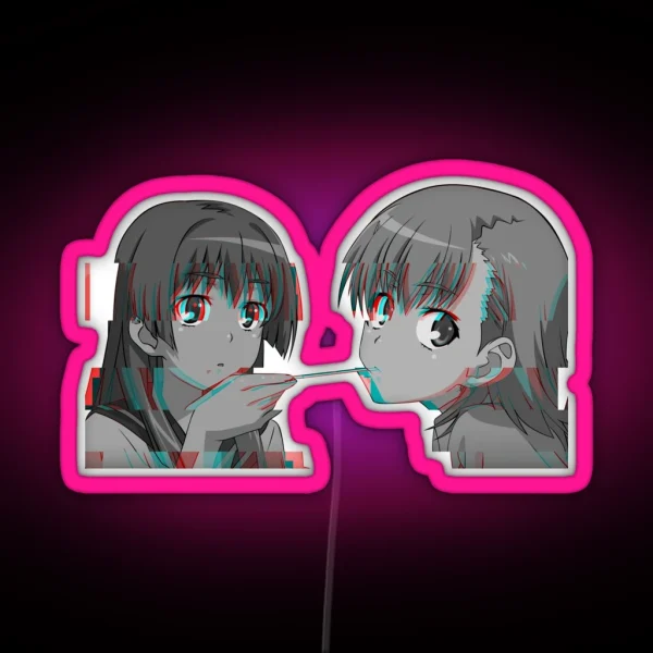 Mikoto Misaka 36 RGB Neon Sign