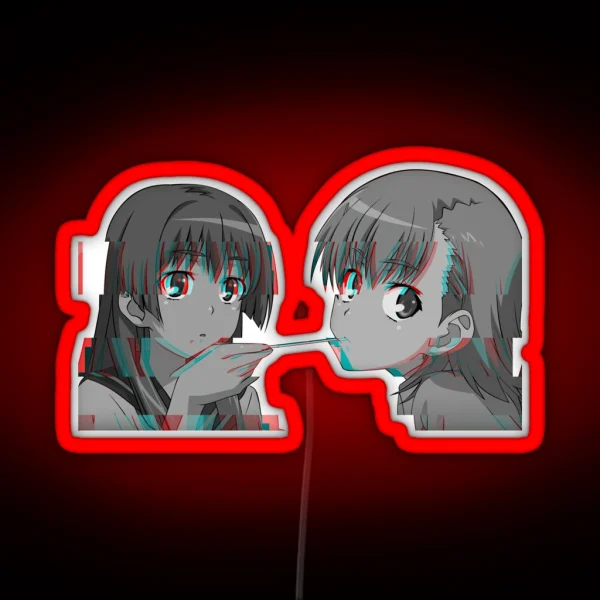 Mikoto Misaka 36 RGB Neon Sign