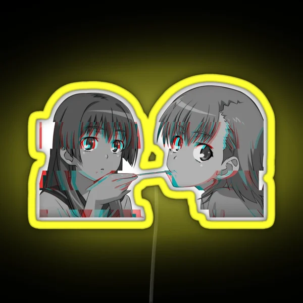 Mikoto Misaka 36 RGB Neon Sign