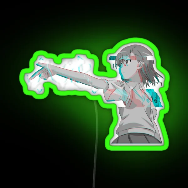 Mikoto Misaka 72 RGB Neon Sign