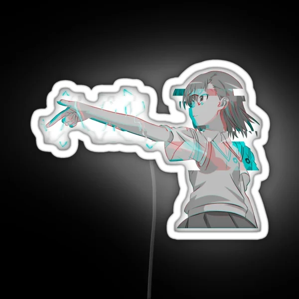 Mikoto Misaka 72 RGB Neon Sign