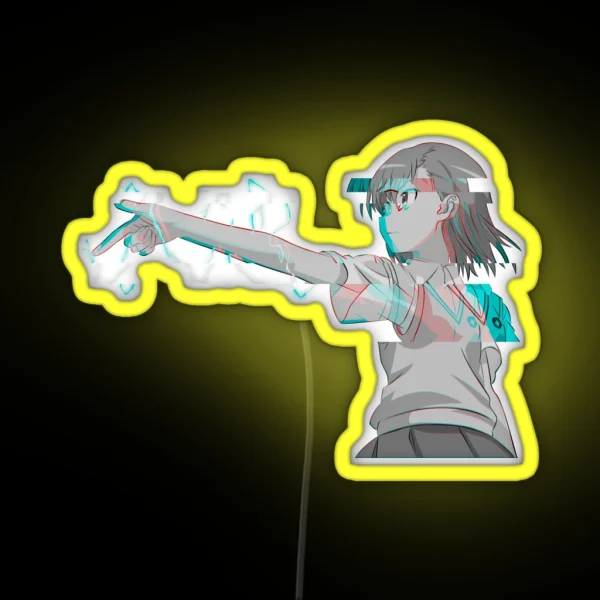 Mikoto Misaka 72 RGB Neon Sign