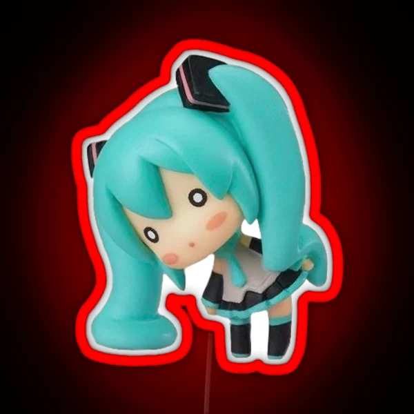 Miku Figure RGB Neon Sign