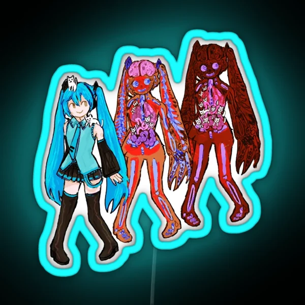 Miku RGB Neon Sign
