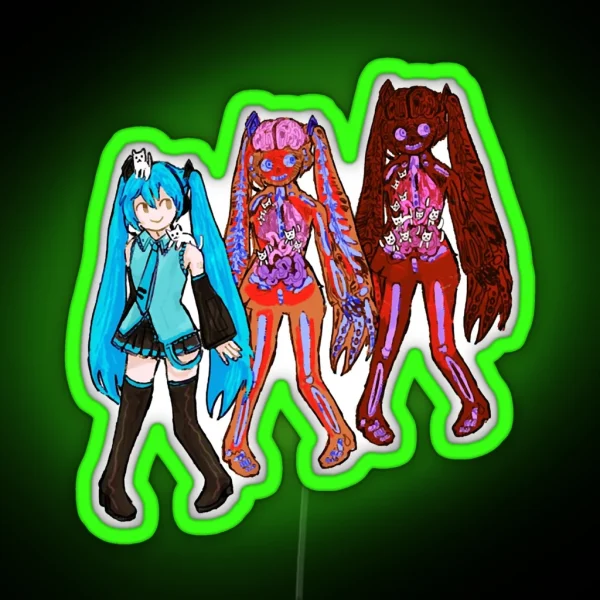 Miku RGB Neon Sign