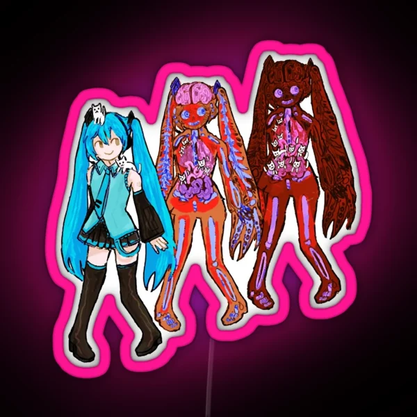 Miku RGB Neon Sign