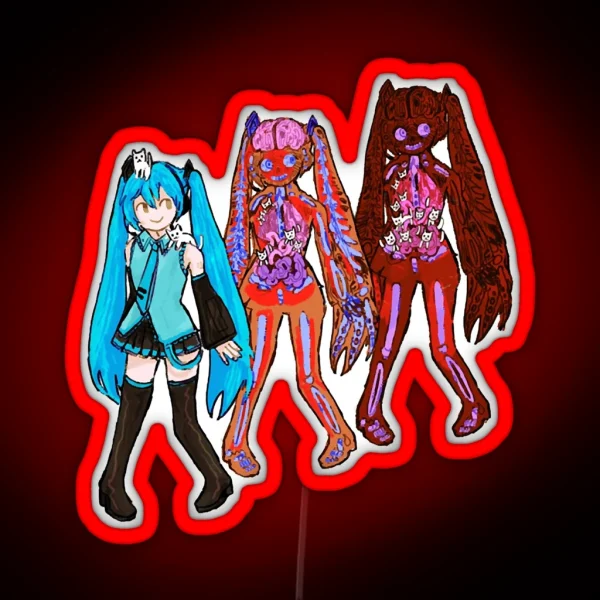 Miku RGB Neon Sign