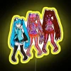 hatsune miku rgb neon sign