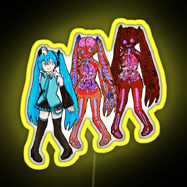 Miku RGB Neon Sign