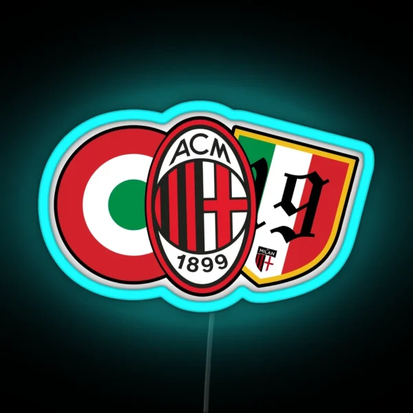 Milan Curva South RGB Neon Sign