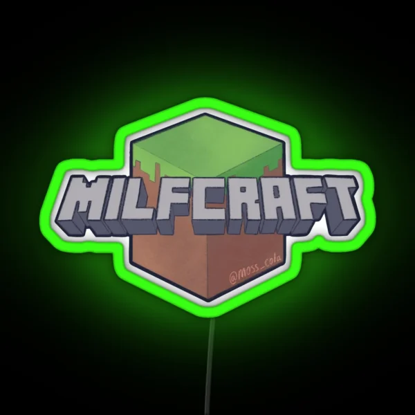 Milfcraft RGB Neon Sign