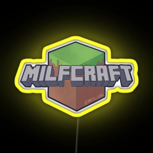 Milfcraft RGB Neon Sign