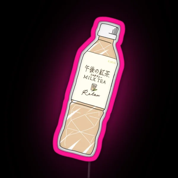 Milk Tea Soft Drink RGB Neon Sign