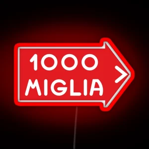 Mille Miglia RGB Neon Sign