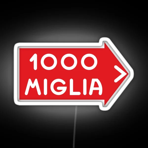 Mille Miglia RGB Neon Sign