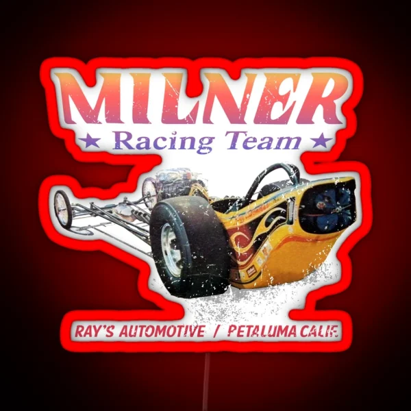 Milner Racing RGB Neon Sign