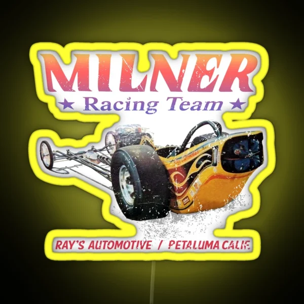 Milner Racing RGB Neon Sign