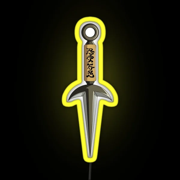 Minato Kunai RGB Neon Sign