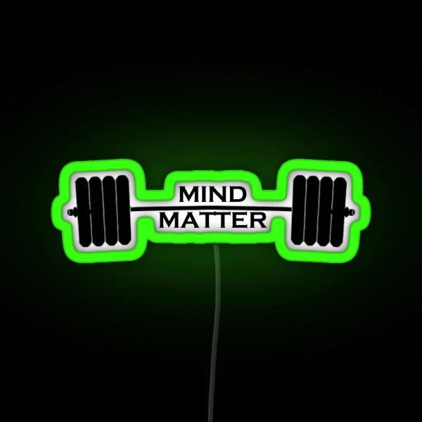 Mind Over Matter RGB Neon Sign
