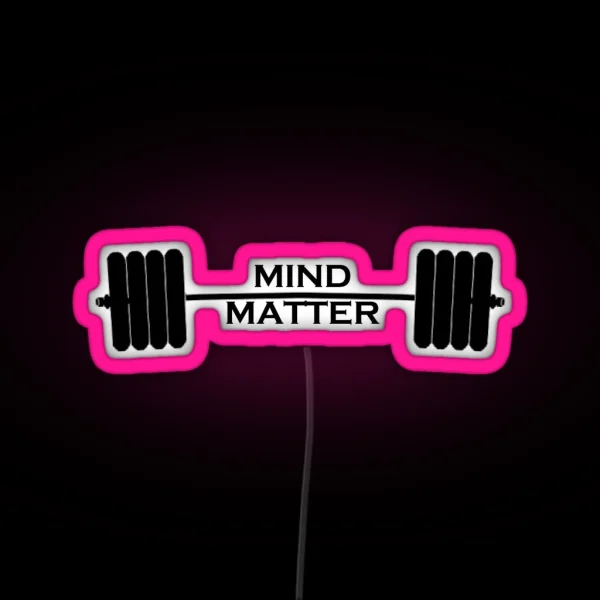 Mind Over Matter RGB Neon Sign